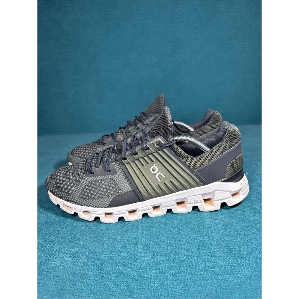 On Running Cloudswift CloudTec Running Shoes Gray Blue Men’s Size 12.5 US EU 47.